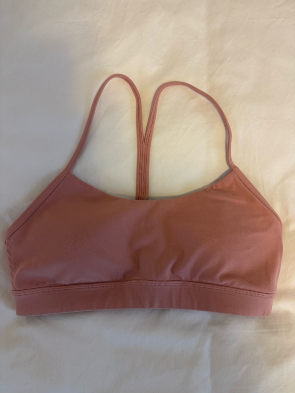 lululemon athletica Dusty Rose Flow Y Bra Nulu Light Support